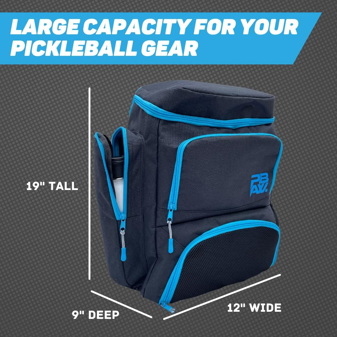 Mochila de Pickleball con 14 bolsillos