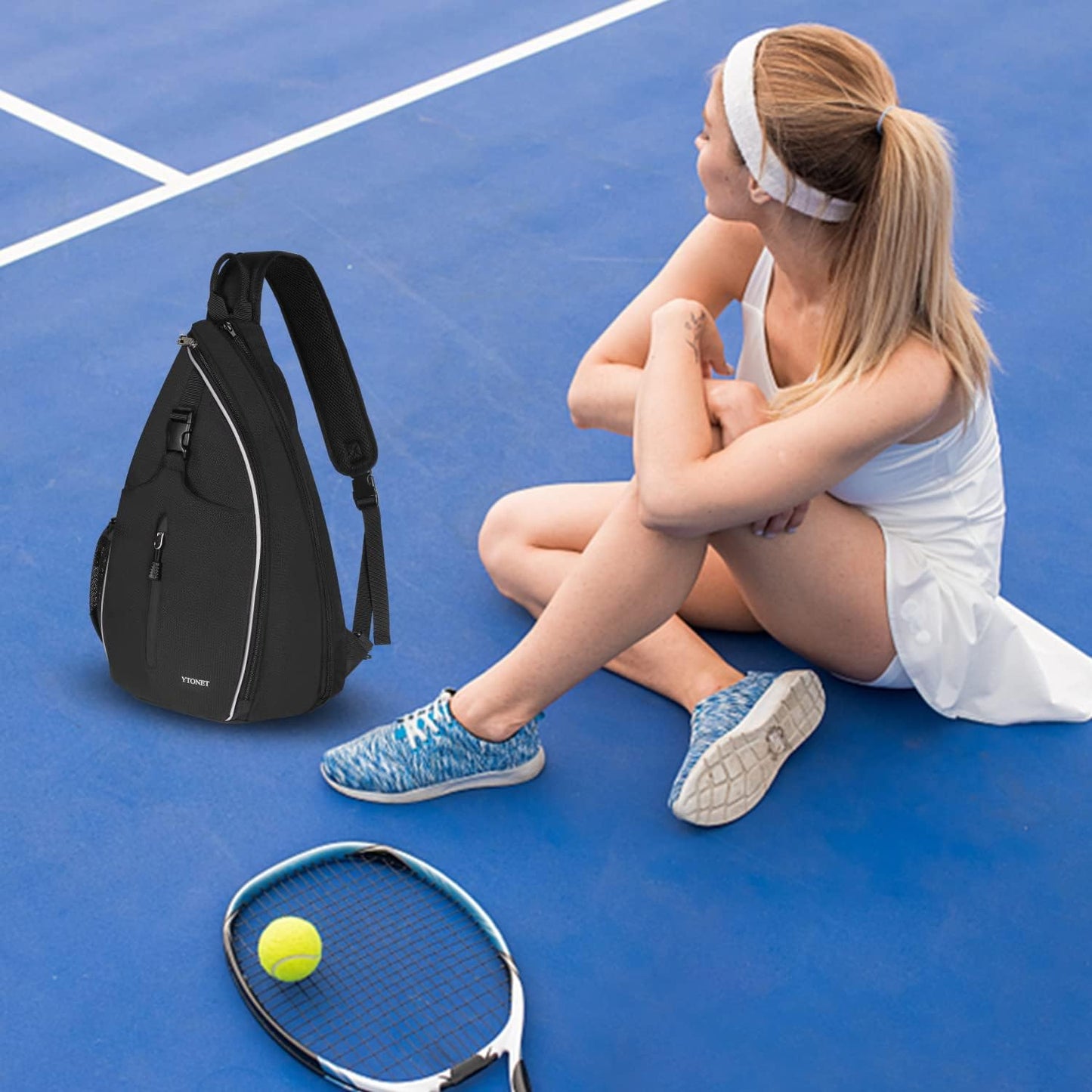 Mochila para tenis resistente al agua